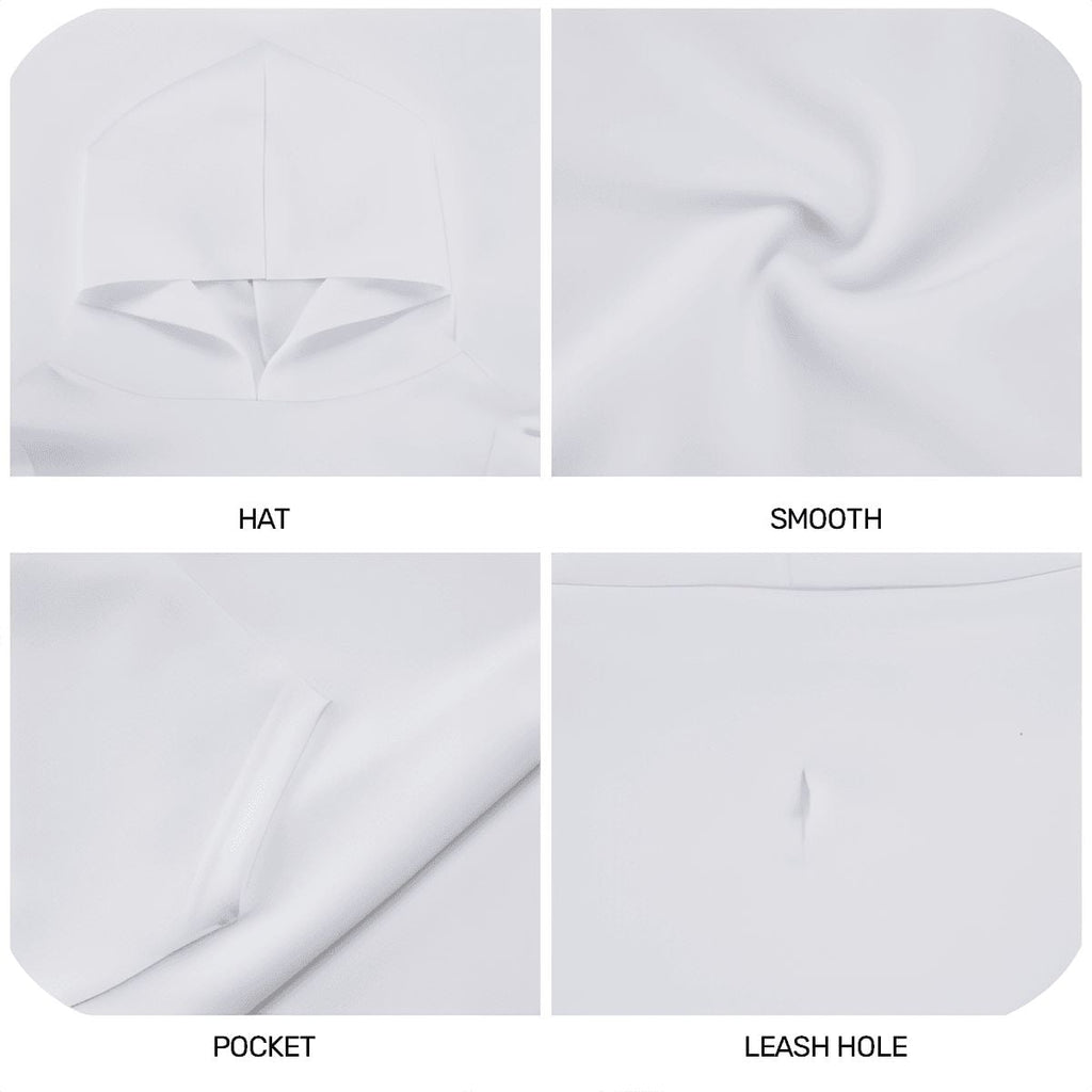 {{pet_type}} wearing Pet Hoodie – Unicorn Balloon Nursery Print Cat and Dog Hoodie pet hoodie