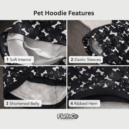 Chihuahua Tiny Trouble Pet Hoodie Bootleg Design - FluffnCoS