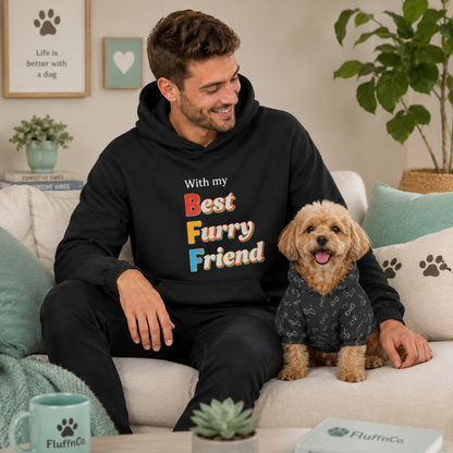 With my BFF Pet and Owner Hoodie Set