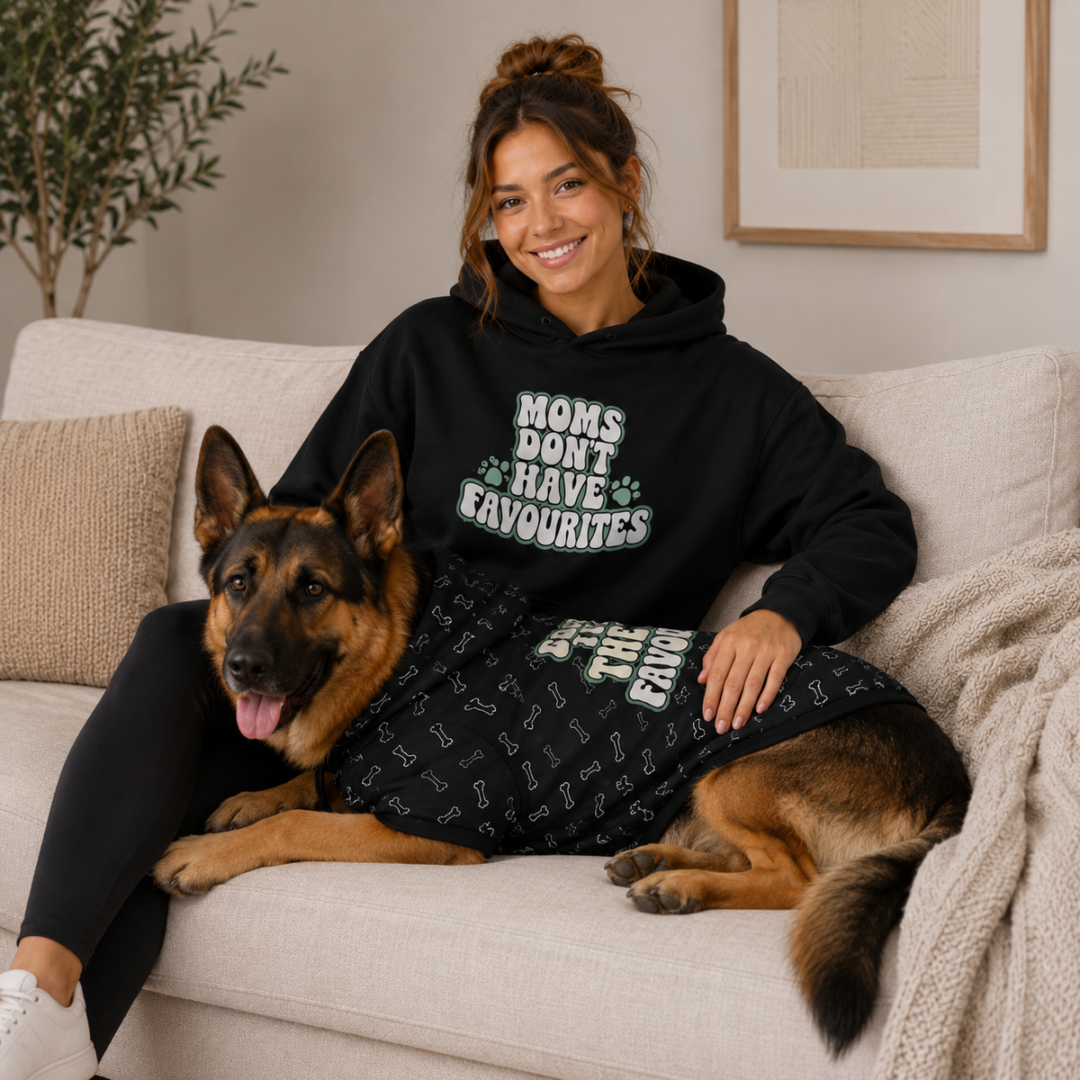 Moms Don't Have Favourites Human Hoodie