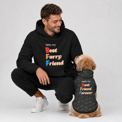 With my BFF Pet and Owner Hoodie Set