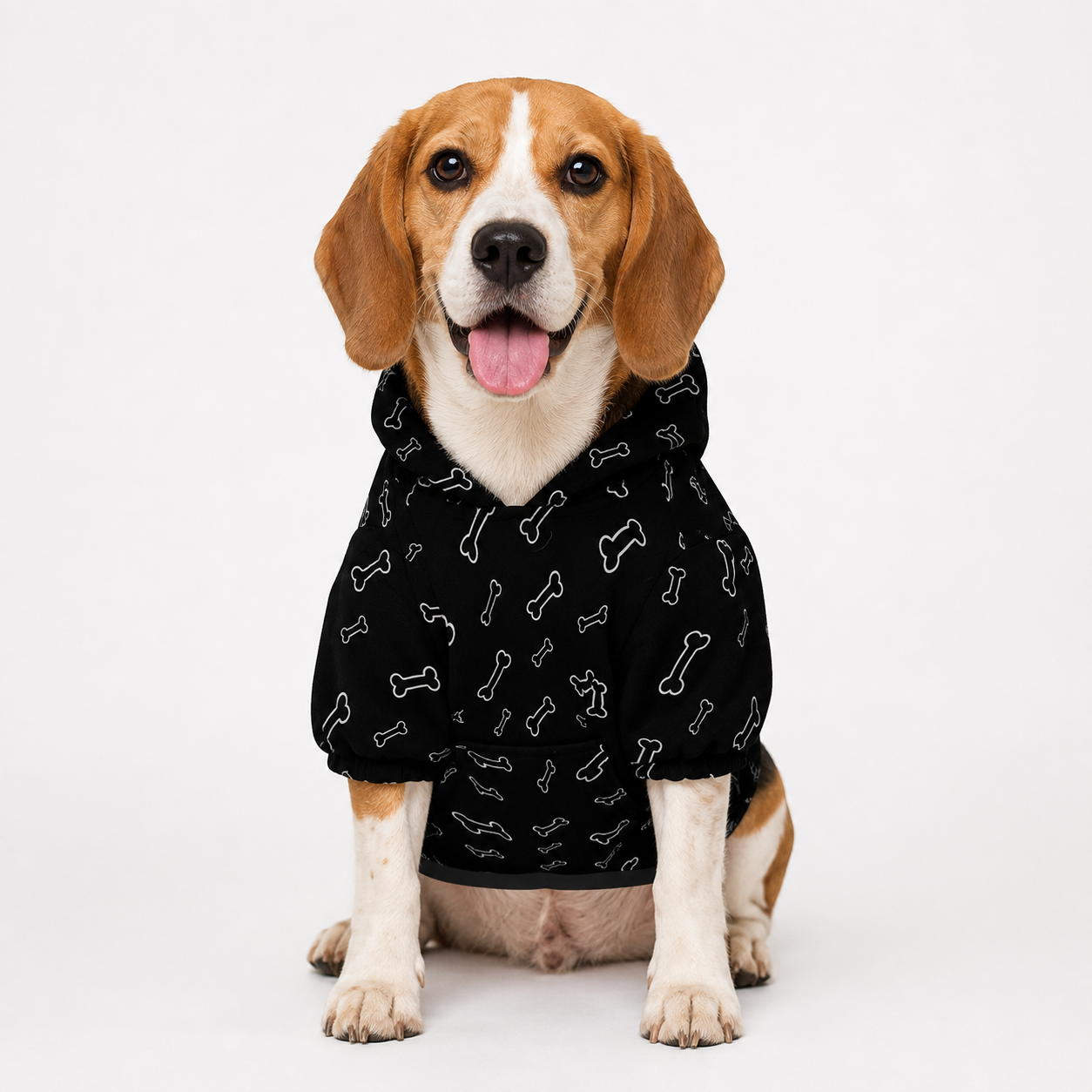 Bone Pattern Pet Hoodie - Add on