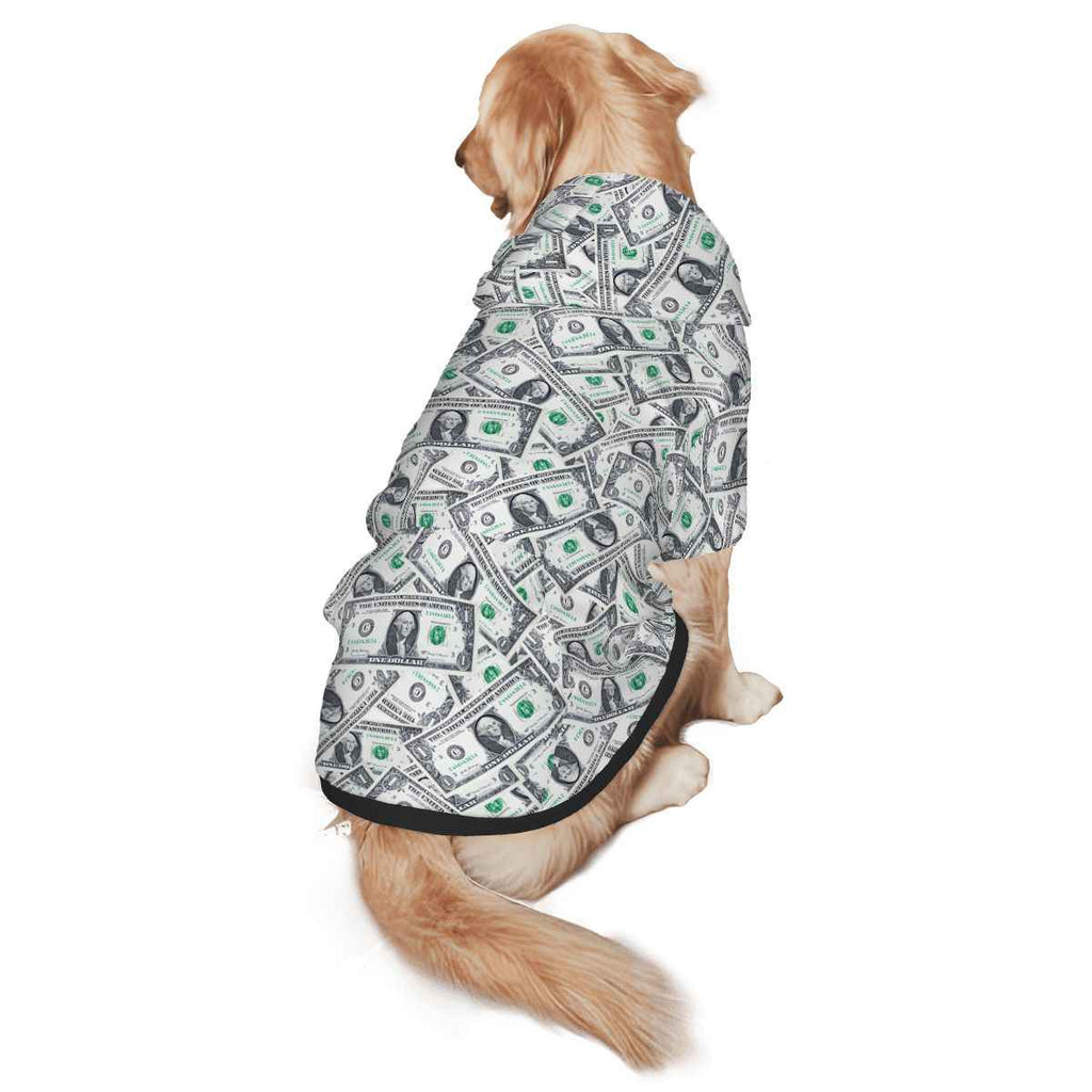 Money Pattern Pet Only Hoodie Addon