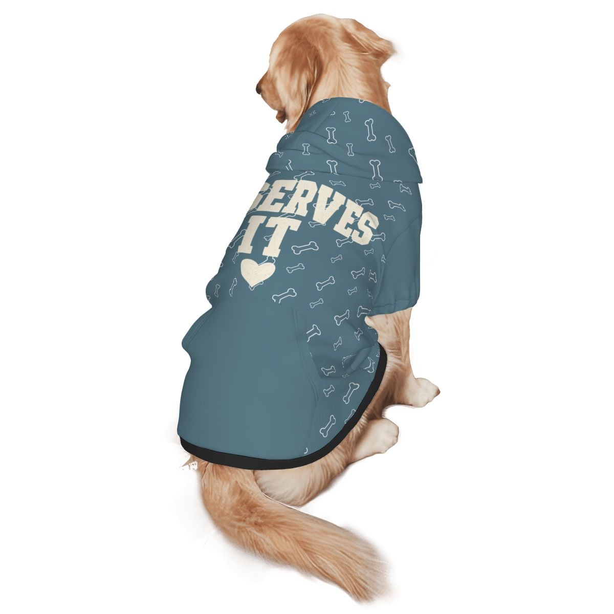 Deserves It Matching Pet Hoodie - FluffnCoBlueS