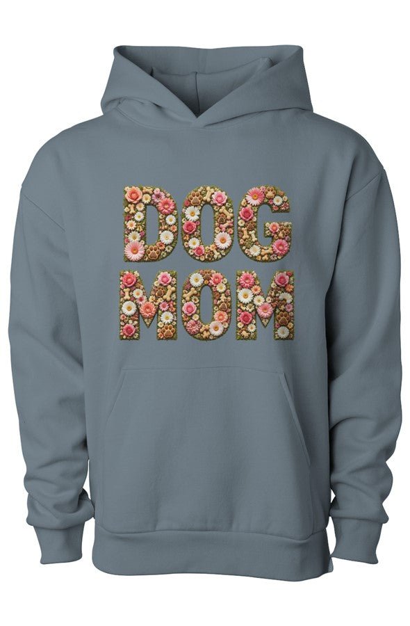 Dog Mom Floral Matching Dog & Owner Hoodie Set - FluffnCoSBlue Magicxsmatchingset