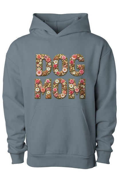 Dog Mom Floral Matching Dog & Owner Hoodie Set - FluffnCoSBlue Magicxsmatchingset