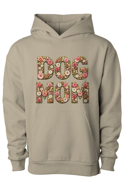 Dog Mom Floral Matching Dog & Owner Hoodie Set - FluffnCoSSandstonexsmatchingset