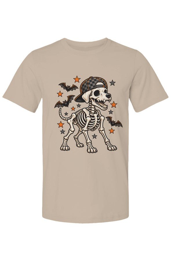 Dog Skeleton Halloween T Shirt - FluffnCoTanxs