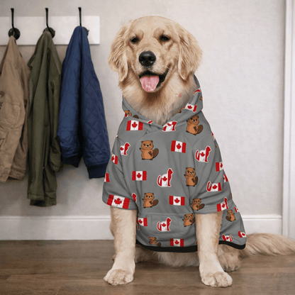 Canada Themed All Over Print Pet and Human Hoodie Set - FluffnCoSSAOPmatching