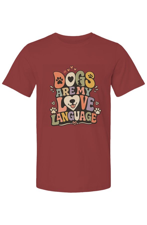 Dogs are my love language Human Hoodie - FluffnCocardinalxshuman only