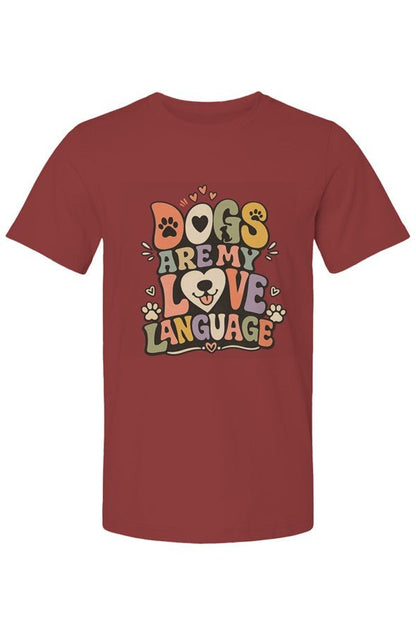 Dogs are my love language Human Hoodie - FluffnCocardinalxshuman only