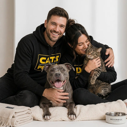 Dogs over People Matching Pet & Owner Hoodie Set - FluffnCoBluexsSmatchingset