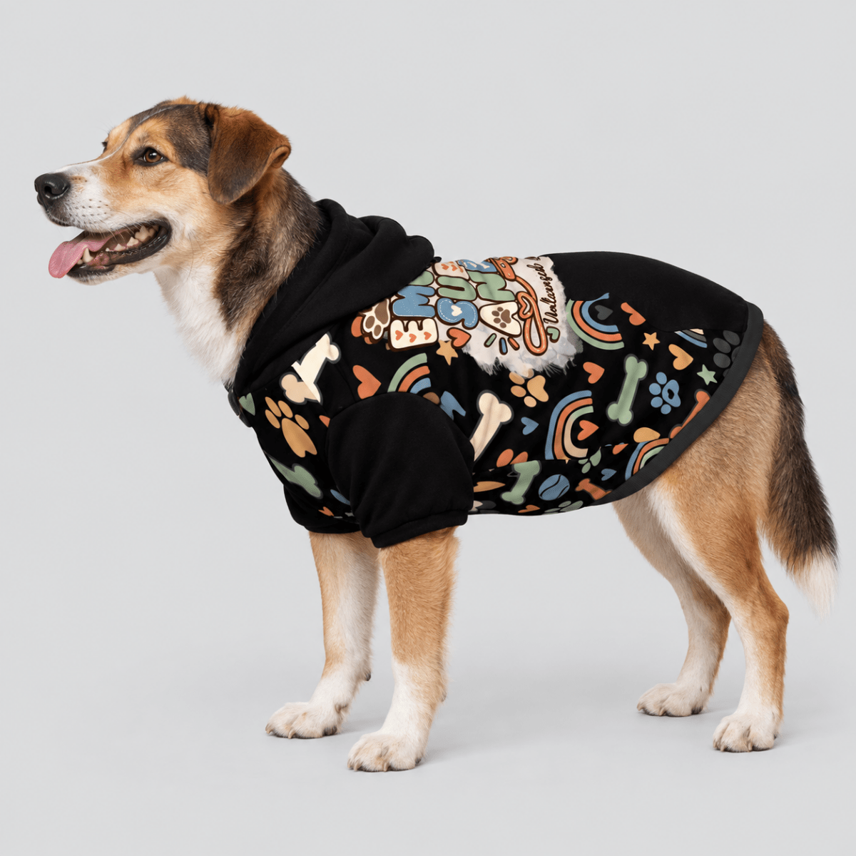 Emotional Support Animal Pet Hoodie - FluffnCoBlackS