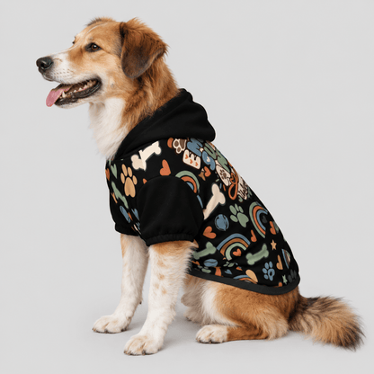 Emotional Support Animal Pet Hoodie - FluffnCoBlackS