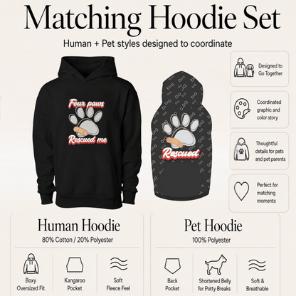 Four Paws Rescued Me Pet and Owner Set - FluffnCoblackxsS