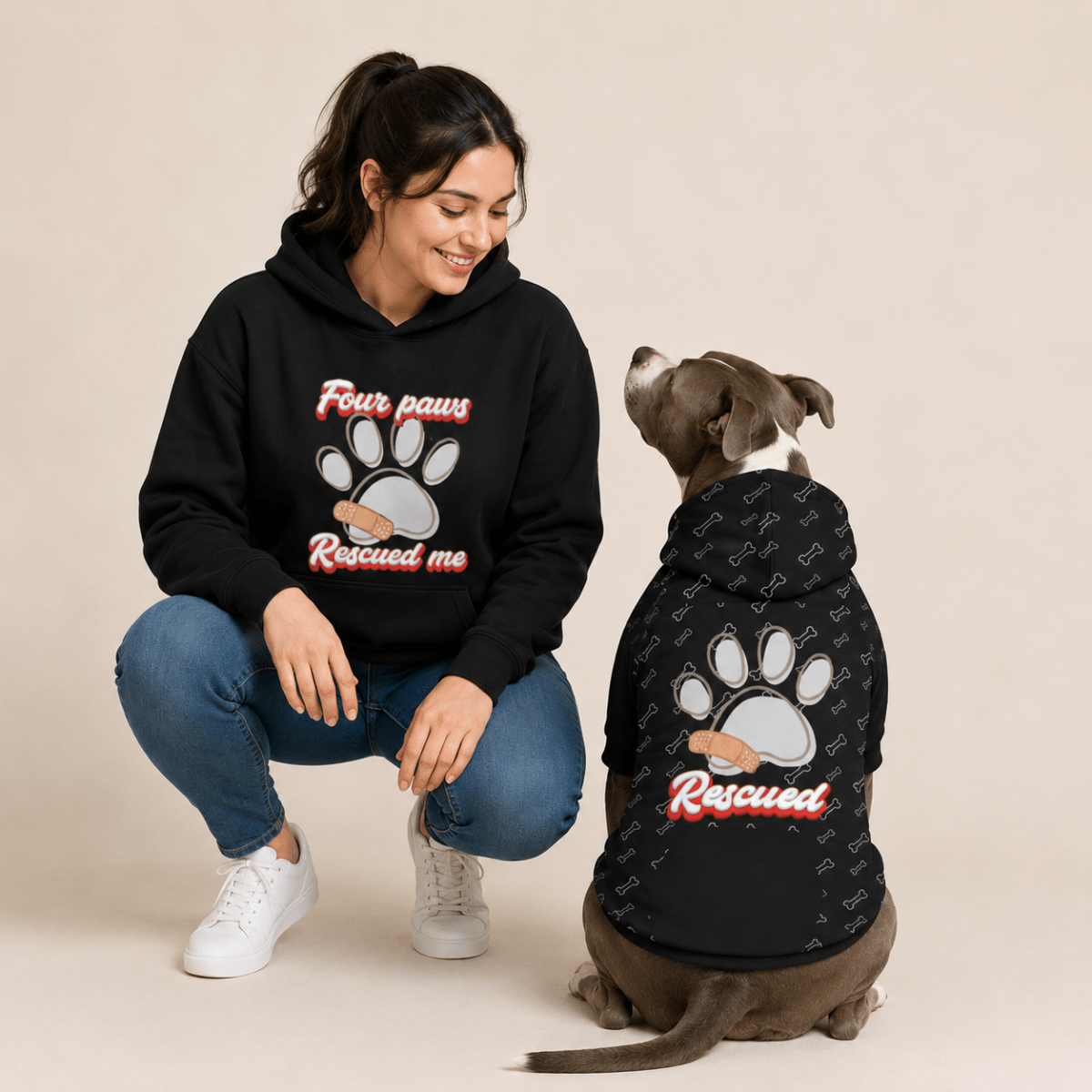 Four Paws Rescued Me Pet and Owner Set - FluffnCoblackxsS
