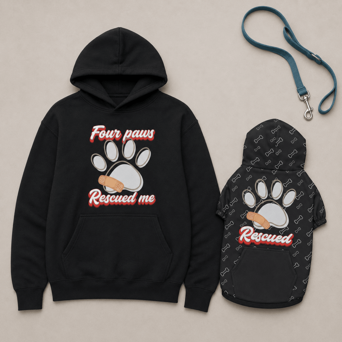 Four Paws Rescued Me Pet and Owner Set - FluffnCoblackxsS