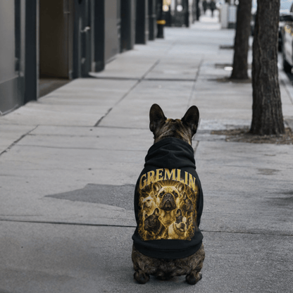 Frenchie Gremlin Pet Hoodie - FluffnCoS
