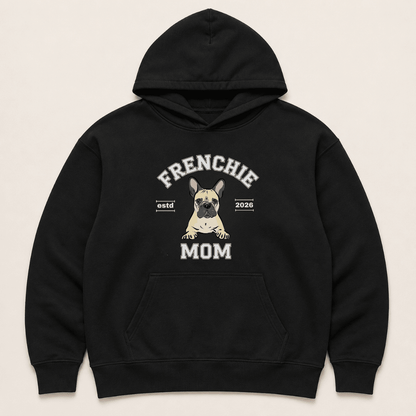 Frenchie Mom Human Hoodie - FluffnCoBlackxshuman only