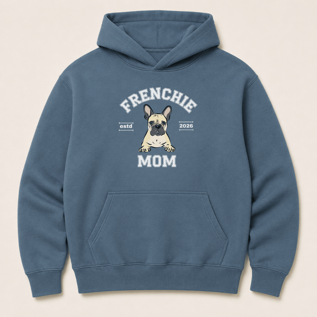 Frenchie Mom Human Hoodie - FluffnCoBlackxshuman only