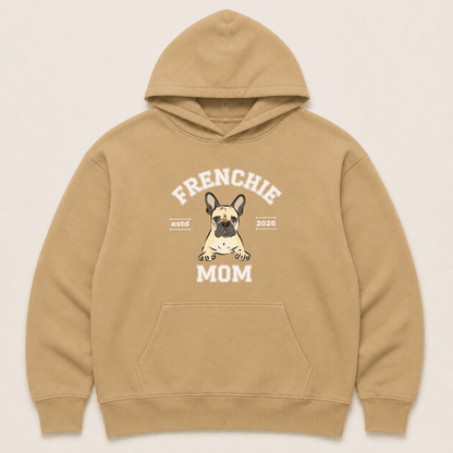 Frenchie Mom Human Hoodie - FluffnCoBlackxshuman only