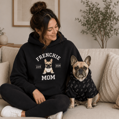 Frenchie Mom Pet and Owner Matching Set - FluffnCoSandstonexsS