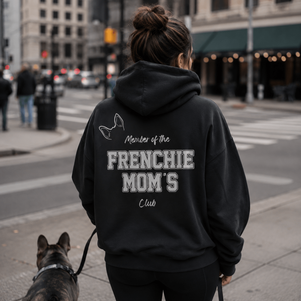 Frenchie Mom's Club Special Limited Edition Hoodie - FluffnCoXSBrushed FleeceFashion