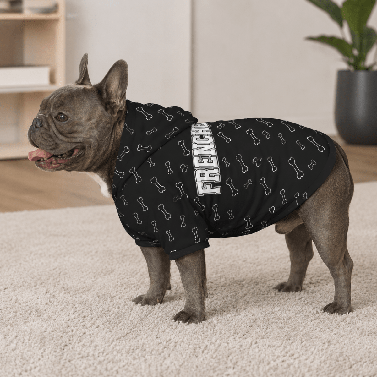 Frenchie Pet Hoodie - FluffnCoSonly