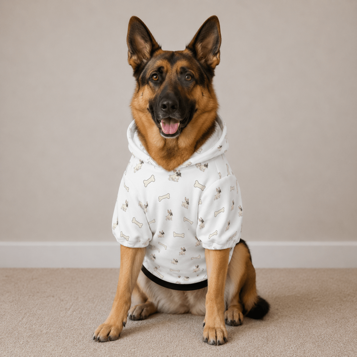Dealer & Lover of Treats Pet and Human Hoodie Set - FluffnCoBlackxsSmatchingset