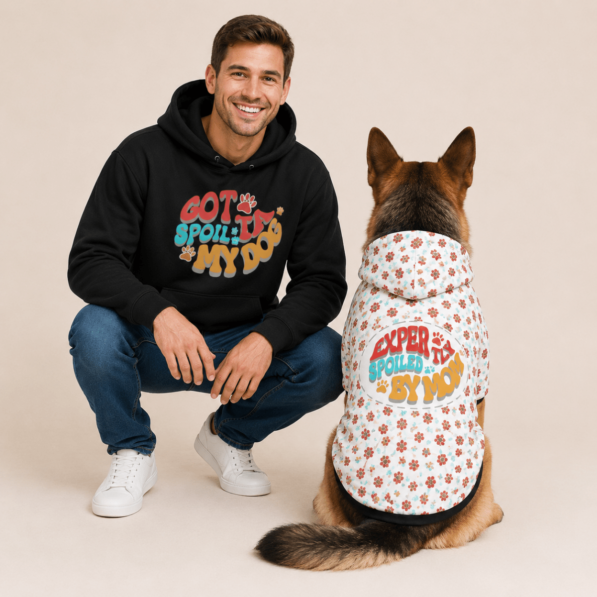 Gotta Spoil My Dog Human and Pet Set - FluffnCoblackxsSdog