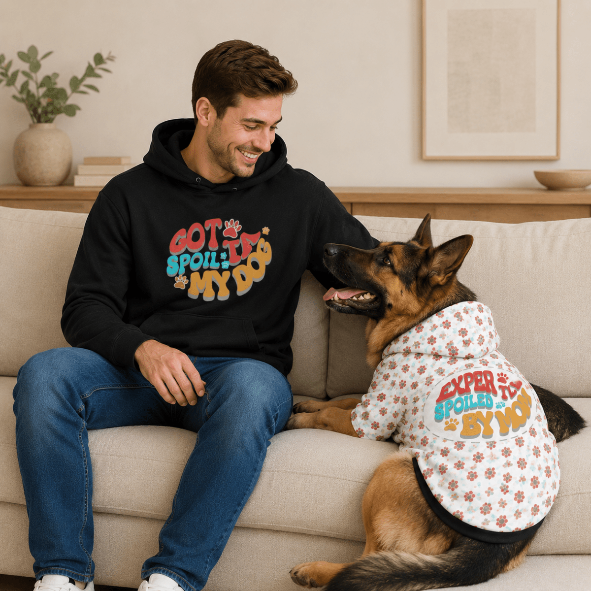 Gotta Spoil My Dog Human and Pet Set - FluffnCoblackxsSdog