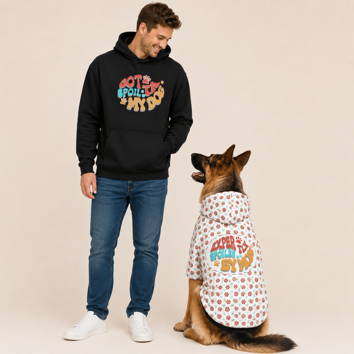 Gotta Spoil My Dog Human and Pet Set - FluffnCoblackxsSdog