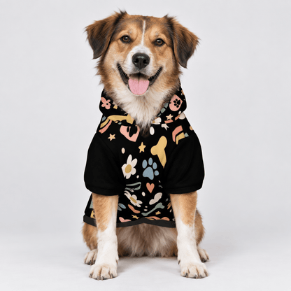 Here for the Hugs Pet Hoodie - FluffnCoBlackS