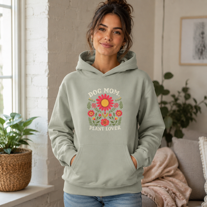 Dog Mom Plant Lover Pet & Owner Hoodie Set
