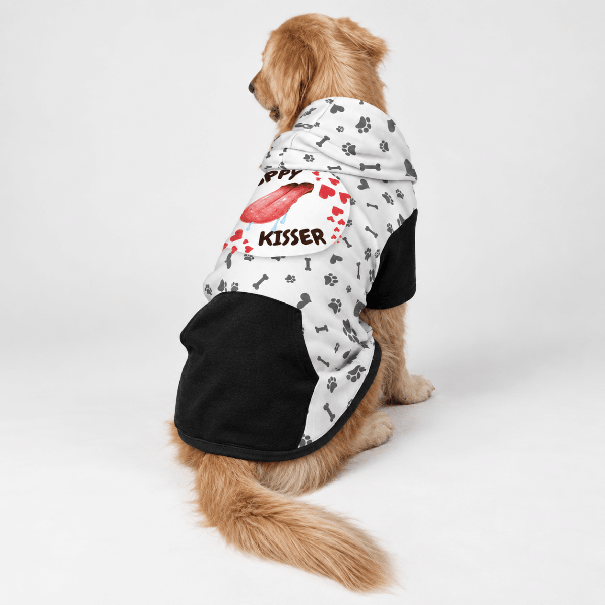 I Love Sloppy Kisses Human Hoodie - FluffnCoBlackxsAddonhuman only