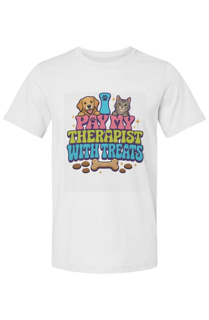 I Pay My Therapist with Treats - Human - FluffnCowhitexshuman only