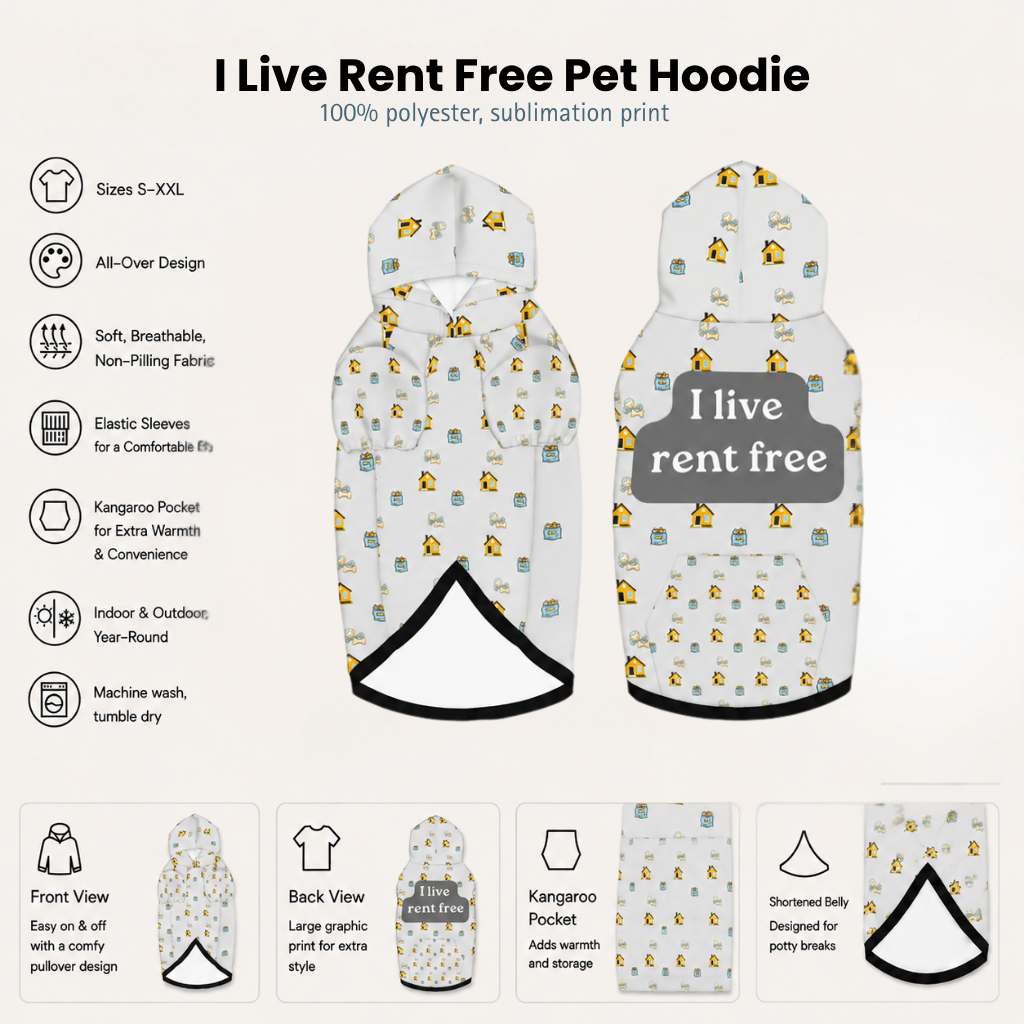I Pay the Bills Pet and Owner Hoodie Set - FluffnCoblackxsS