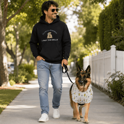 I Pay the Bills Pet and Owner Hoodie Set - FluffnCoblackxsS