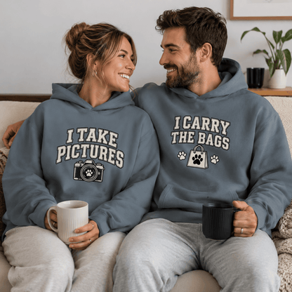 I Take Pictures & I Carry the Bags Matching Human Hoodies - FluffnCoblackxs