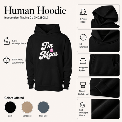 I'm a Mom Matching Dog & Owner Hoodie Set - FluffnCoBlue MagicxsScats