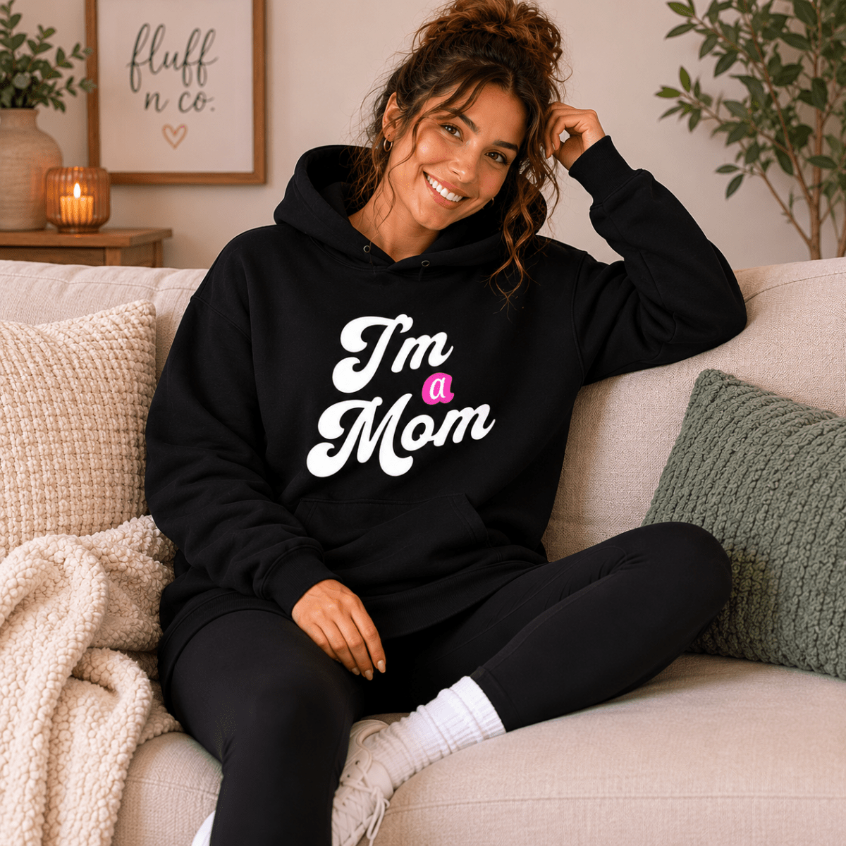 I'm a Mom Matching Dog & Owner Hoodie Set - FluffnCoBlue MagicxsScats
