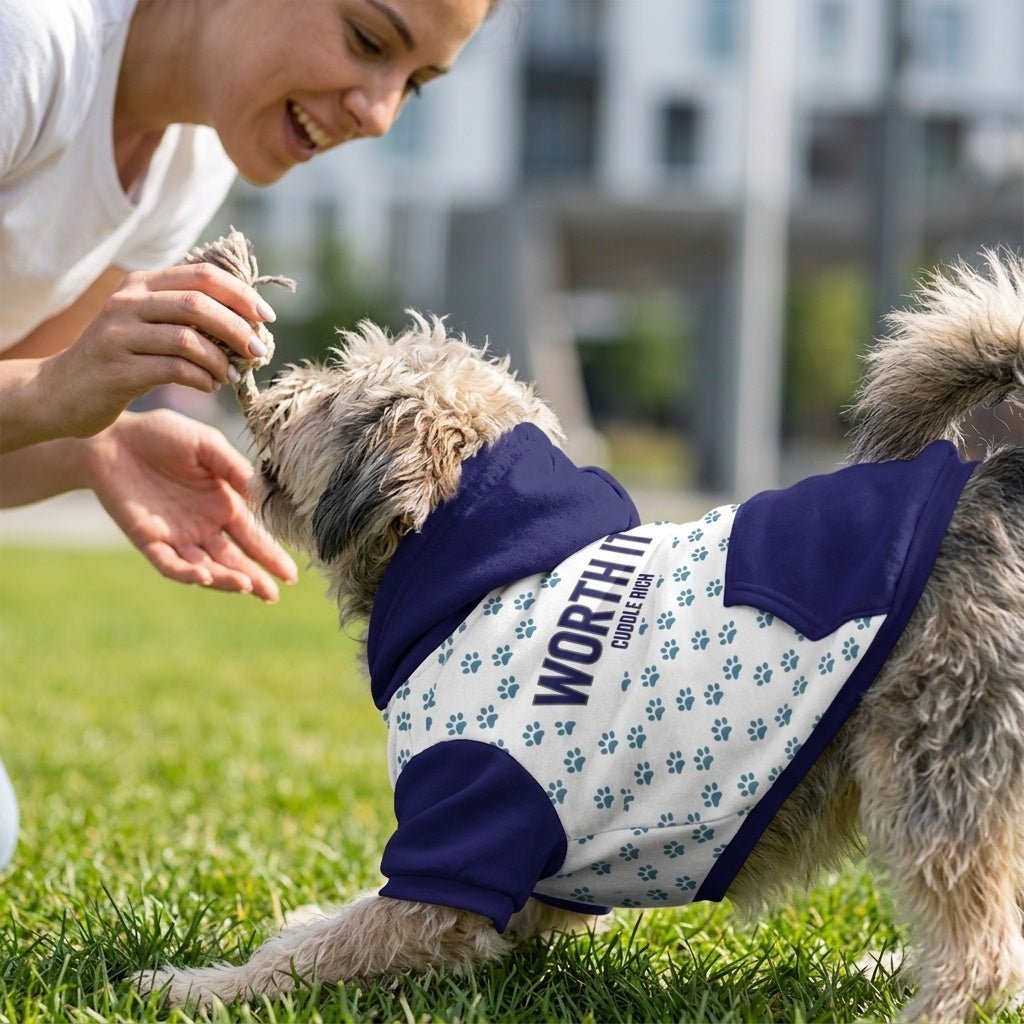 I'm Broke Dog Poor Human Hoodie - FluffnCoBlue Magicxshuman only