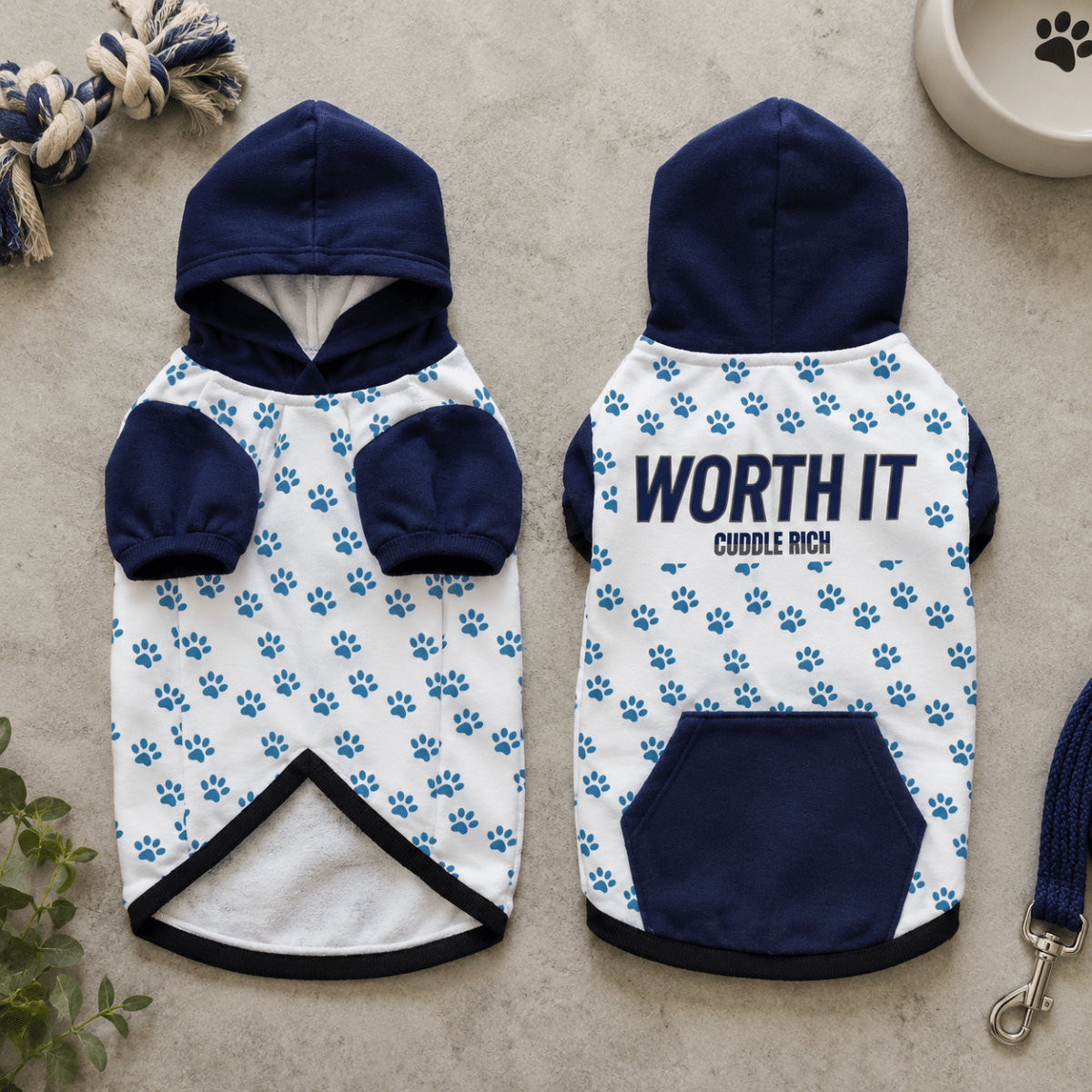 I'm Broke (Worth it) Pet Hoodie - FluffnCoSAddon