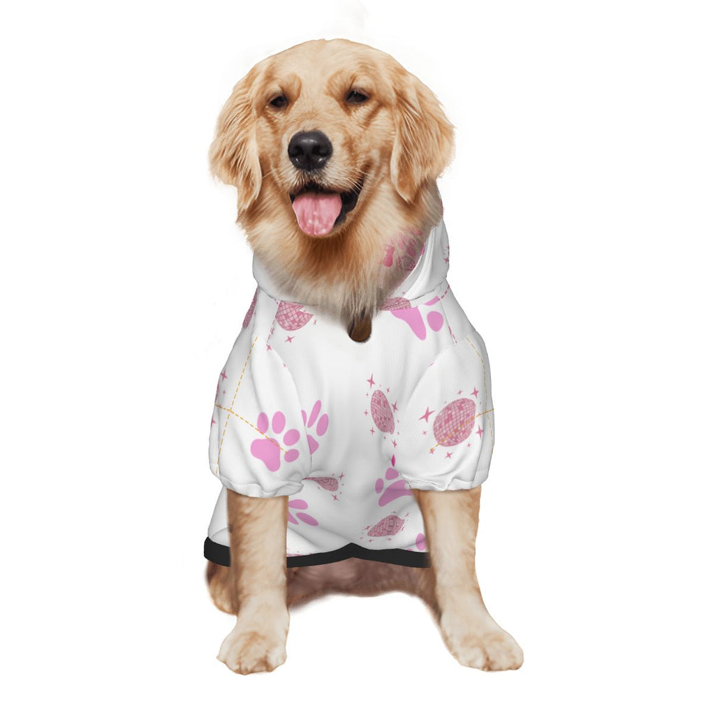 Dog wearing In My Food Era Pet-Only Hoodie (Add-On) pet hoodie side view 2