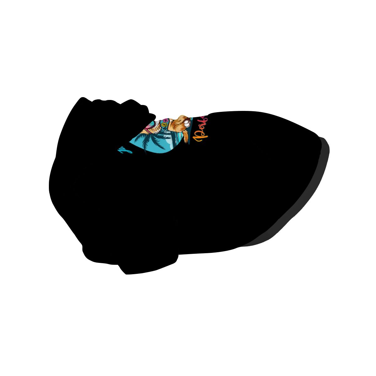 Pet  wearing Living the Purrfect Life Cat Lover Pet Only Only (Add-on) pet hoodie