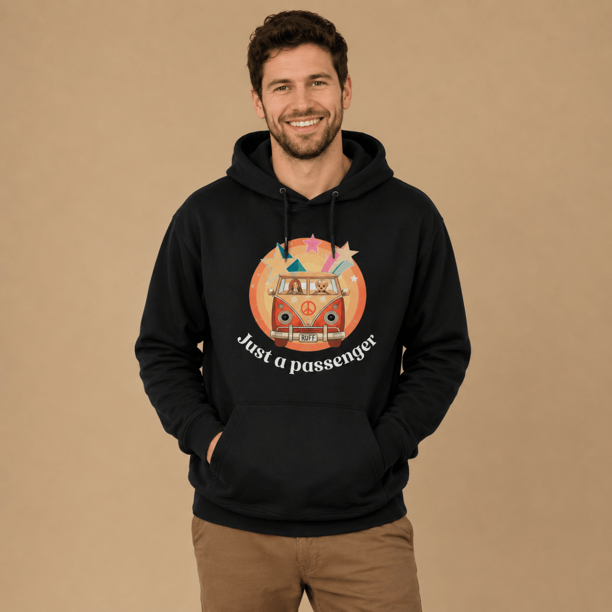 In the Driver's Seat Matching Pet & Owner Hoodie Set - FluffnCoSblackxs