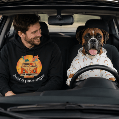 In the Driver's Seat Matching Pet & Owner Hoodie Set - FluffnCoSblackxs