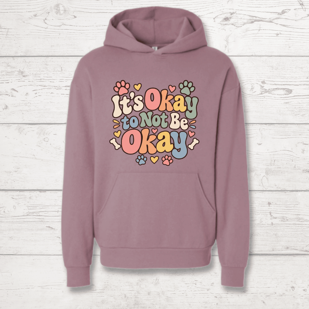 It's Okay Not to Be Okay Human Hoodie - FluffnCoolivexs