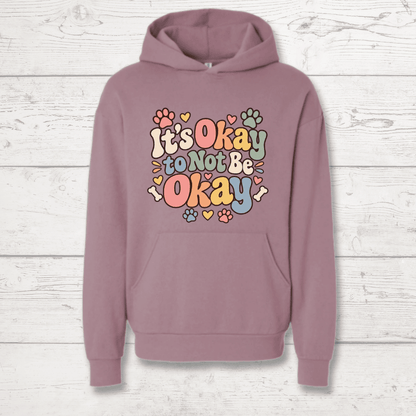 It's Okay Not to Be Okay Human Hoodie - FluffnCoolivexs