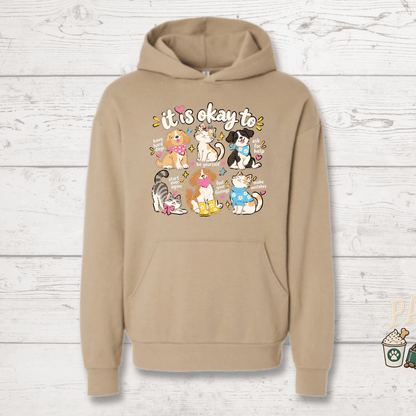 It's Okay Not to Have It All Together Human Hoodie - FluffnCoSandstonexssoft